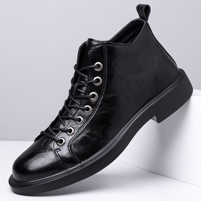 Thibault | Men's Retro Soft-Sole Lace-Up Boots