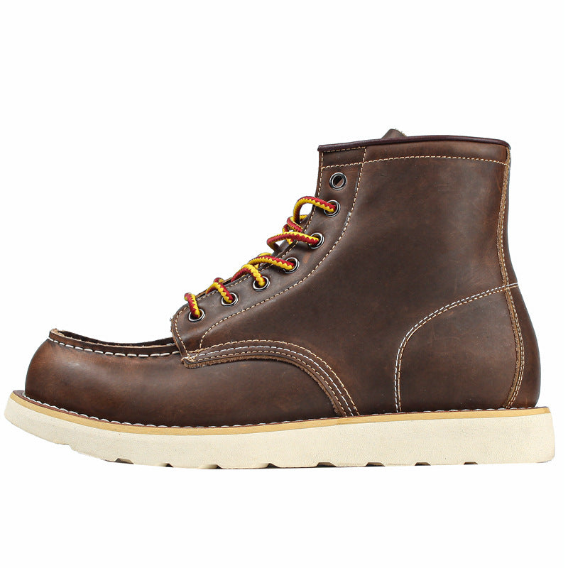 Quentin | Men's Genuine Leather Lace-Up Work Boots