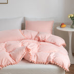 Washed Cotton Solid Colour Bedding Set