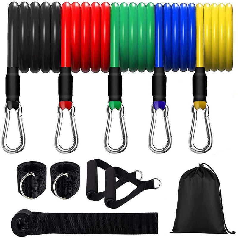 Resistance Band Set | Eleven-Piece with Door Anchor