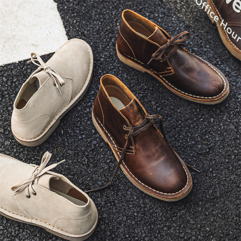 Desmond | Men's Vintage Leather Lace-Up Boots