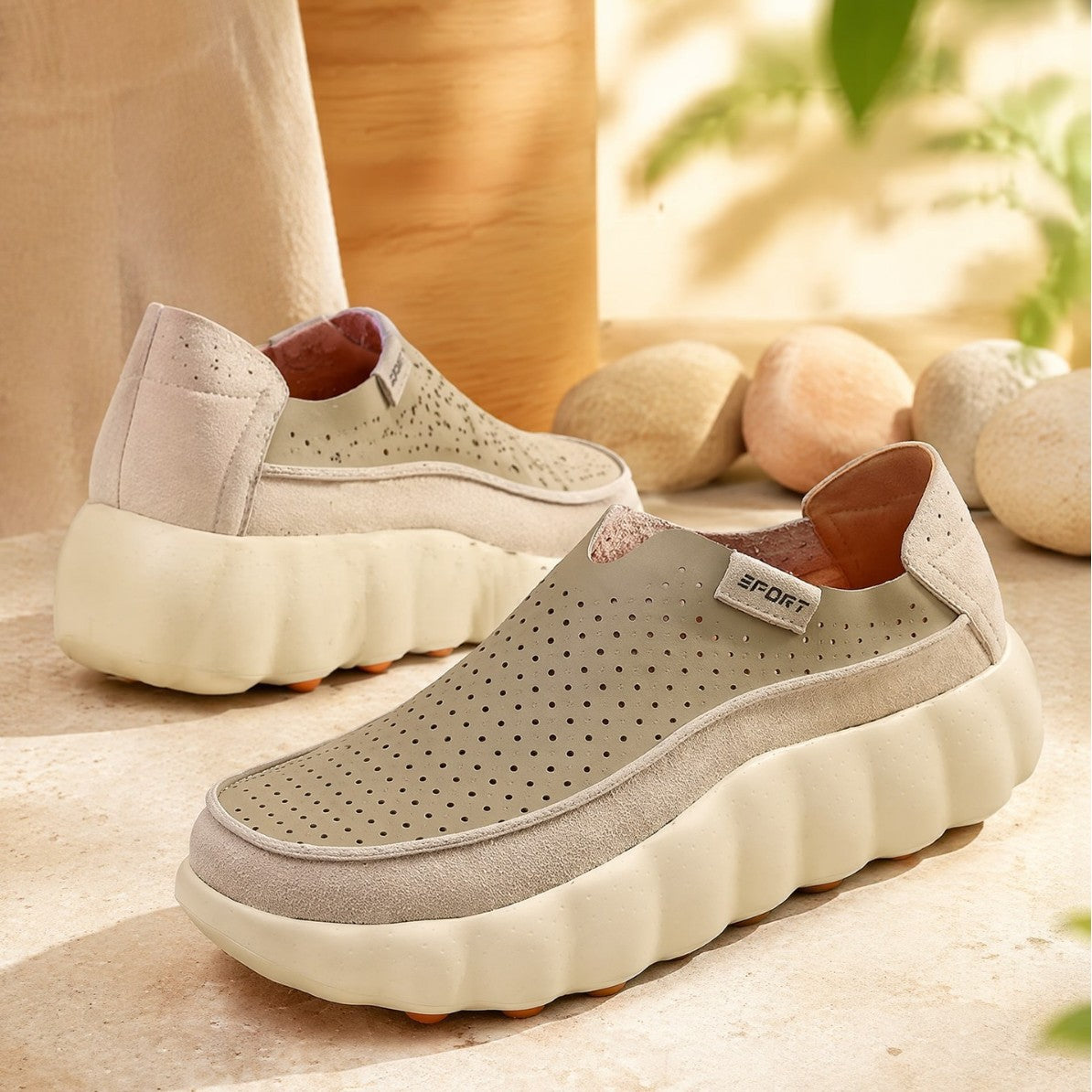 Miles | Men's Breathable Slip-On Sneakers