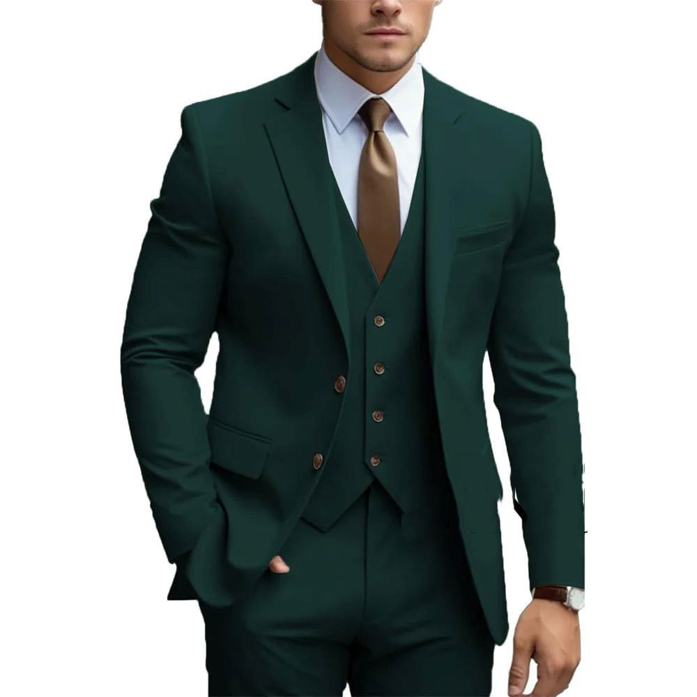 Valentin | Men's Slim-Fit Three-Piece Wedding Suit