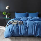Washed Cotton Solid Colour Bedding Set