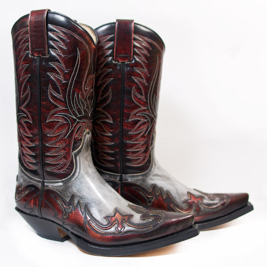 Casper | Men's Snake-Embroidered Western Cowboy Boots