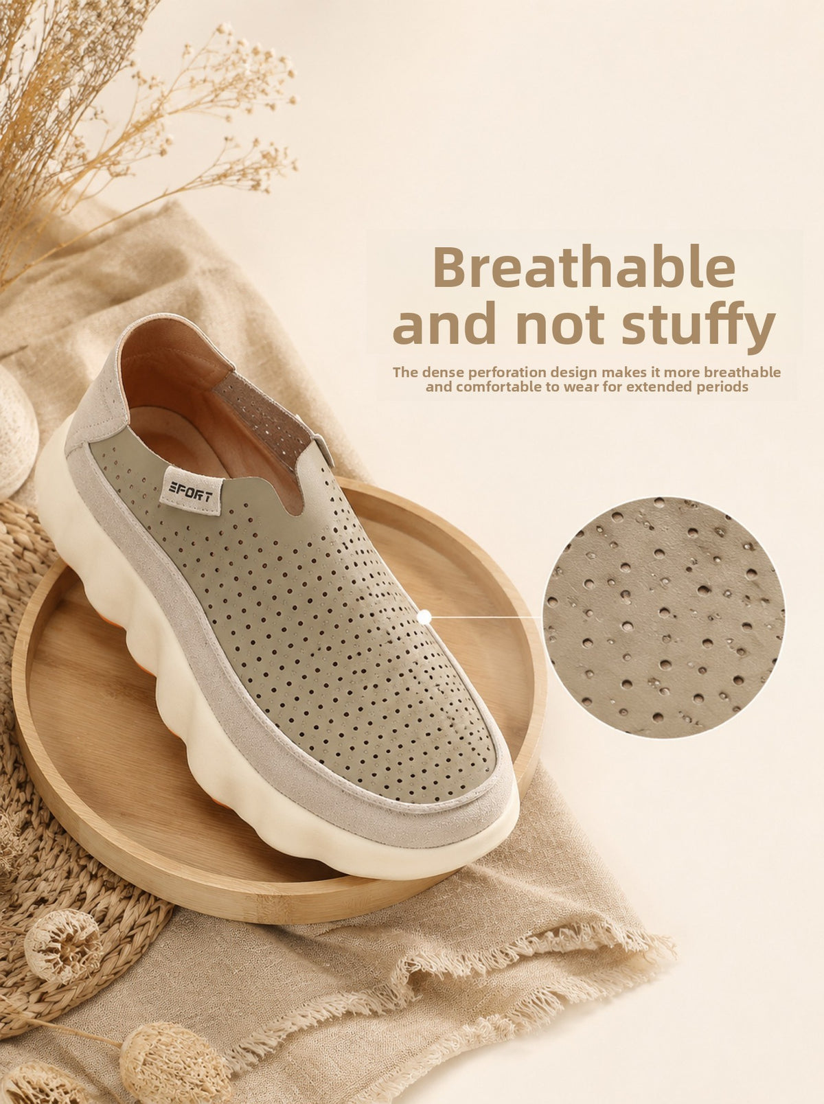 Miles | Men's Breathable Slip-On Sneakers