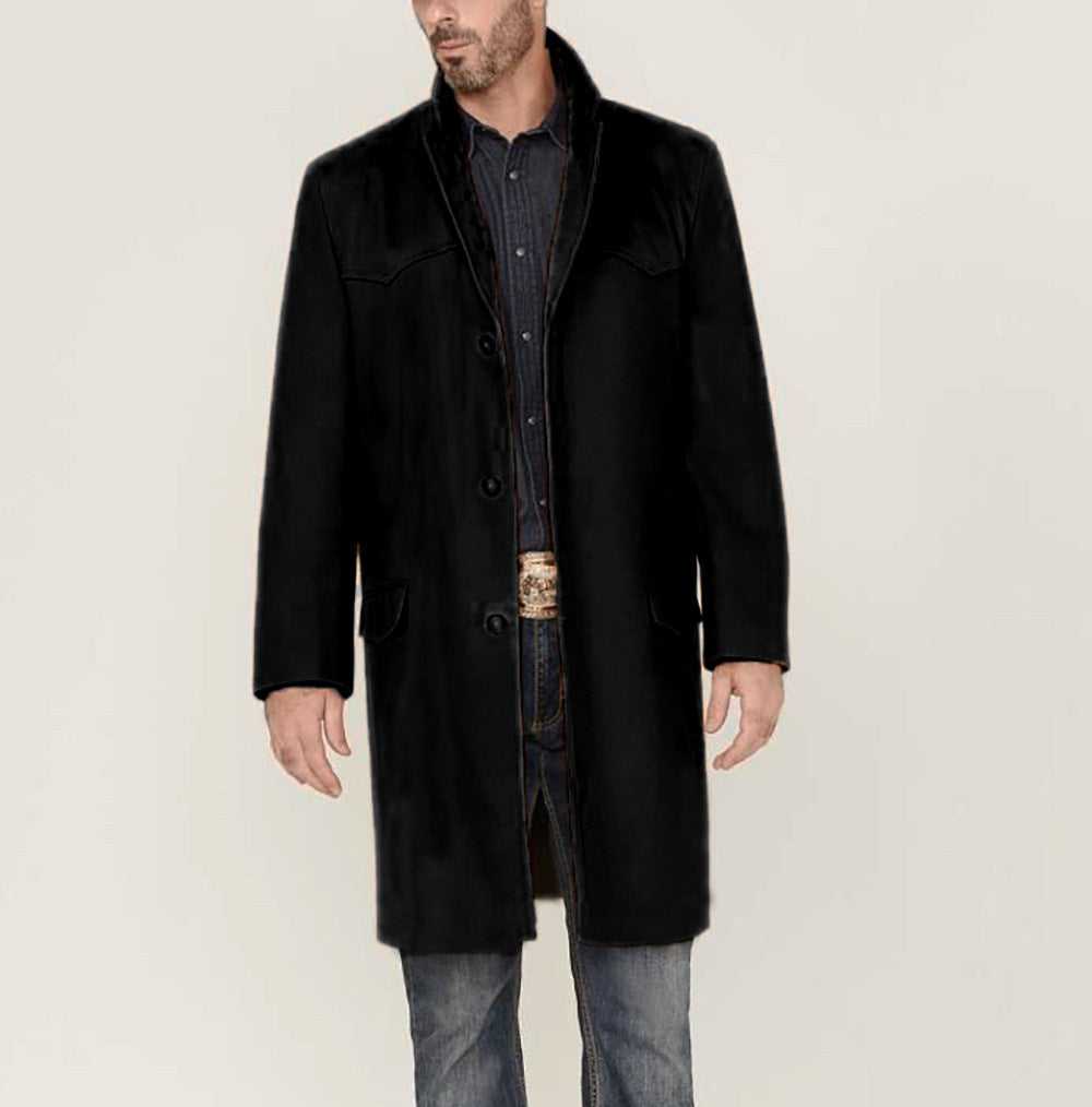 Caspian | Men's Wool-Look Tailored Overcoat