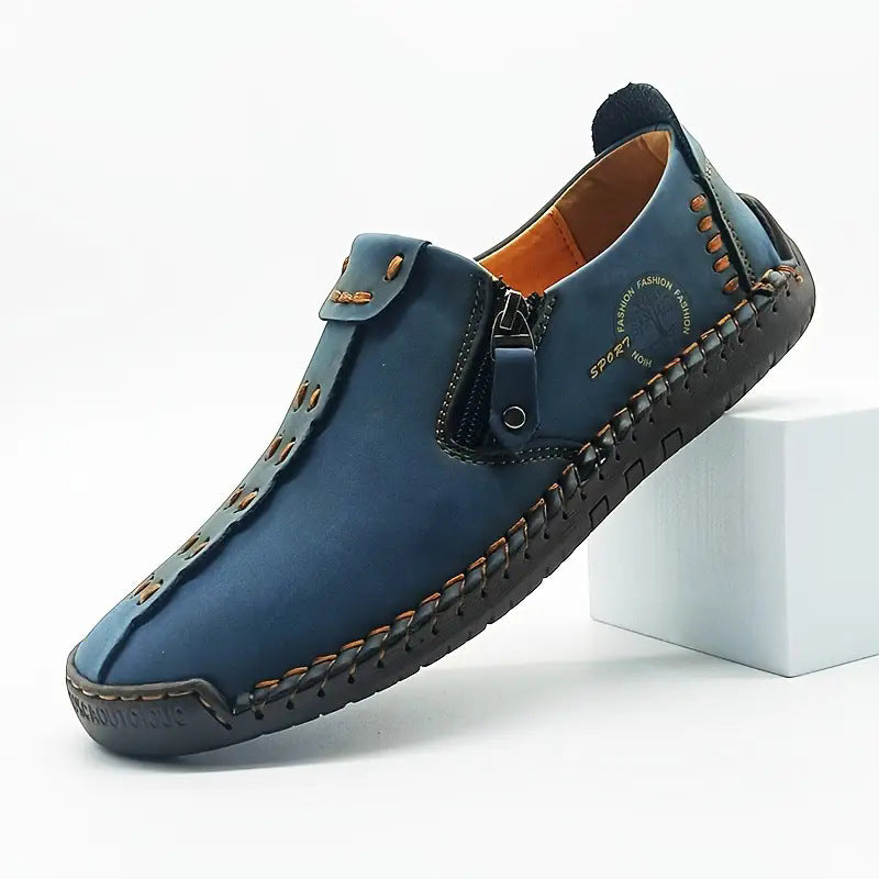 Callum | Men's Side-Zip Casual Vegan Leather Shoes