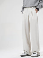Mens Casual Loose Fit Dress Pants