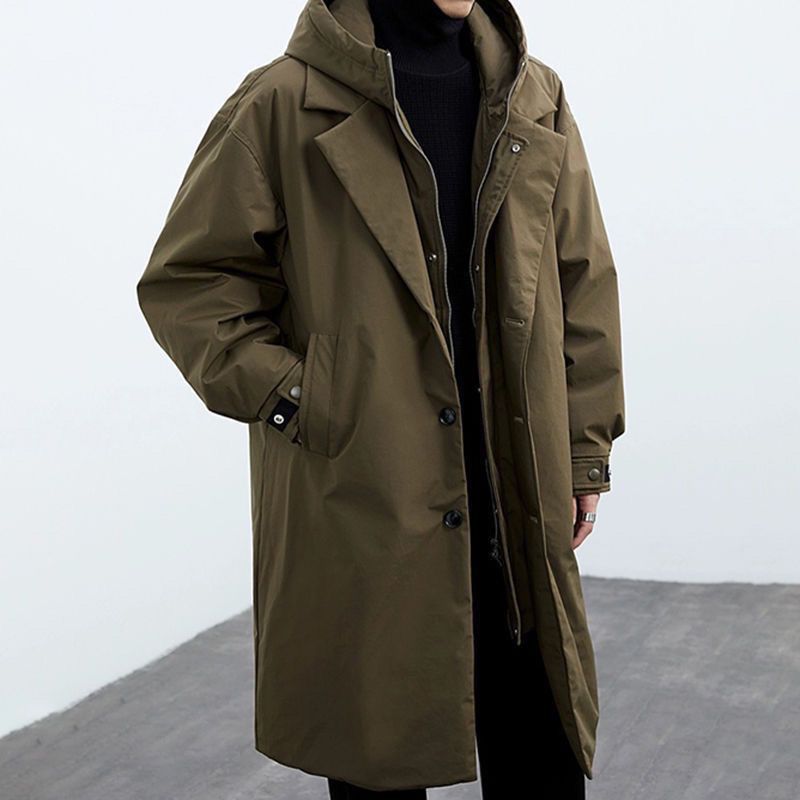 Jules | Men's Oversized Hooded Waterproof Long Rain Jacket
