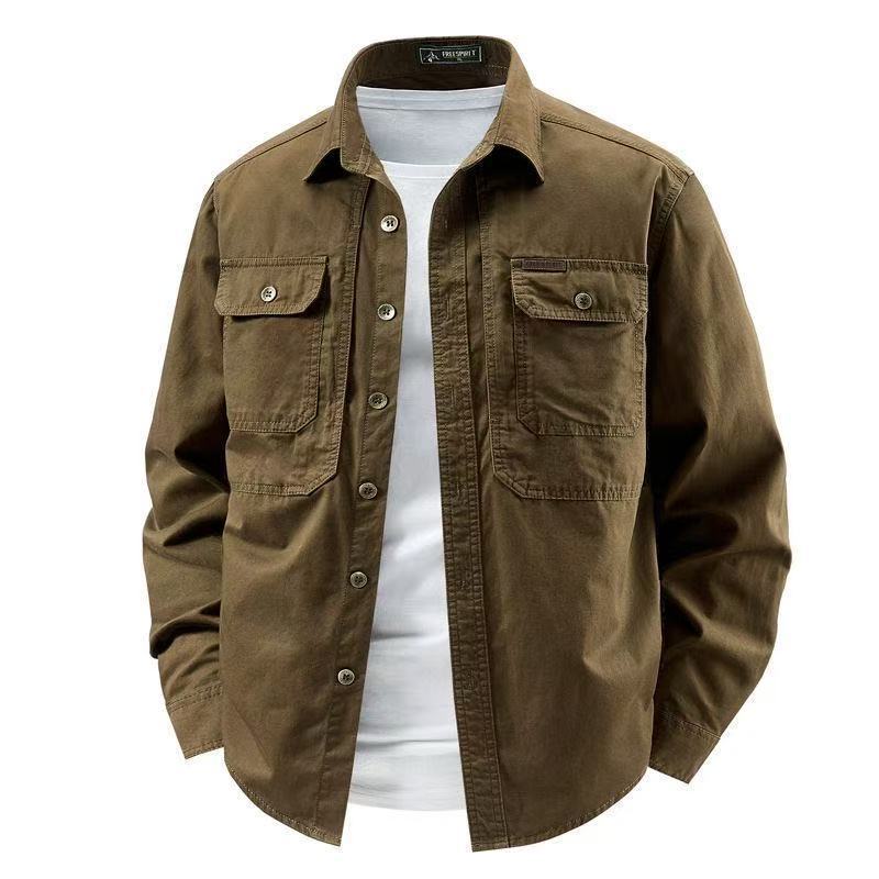 Gilles | Men's Cotton Utility Overshirt