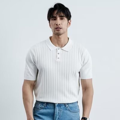 Josselin | Men's Solid Short-Sleeve Polo Shirt