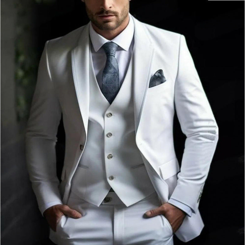 Aurelien | Men's Three-Piece Slim-Fit Suit Set