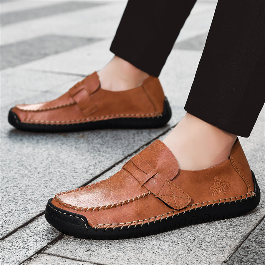Soren | Men's Soft-Sole Slip-On Leather Shoes