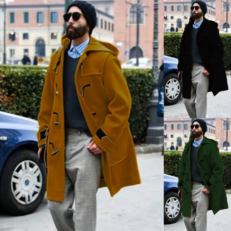 Maxime | Men's Classic Wool-Look Overcoat