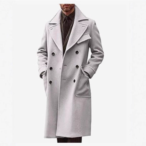 Pascal | Men's Notch-Lapel Wool-Look Overcoat