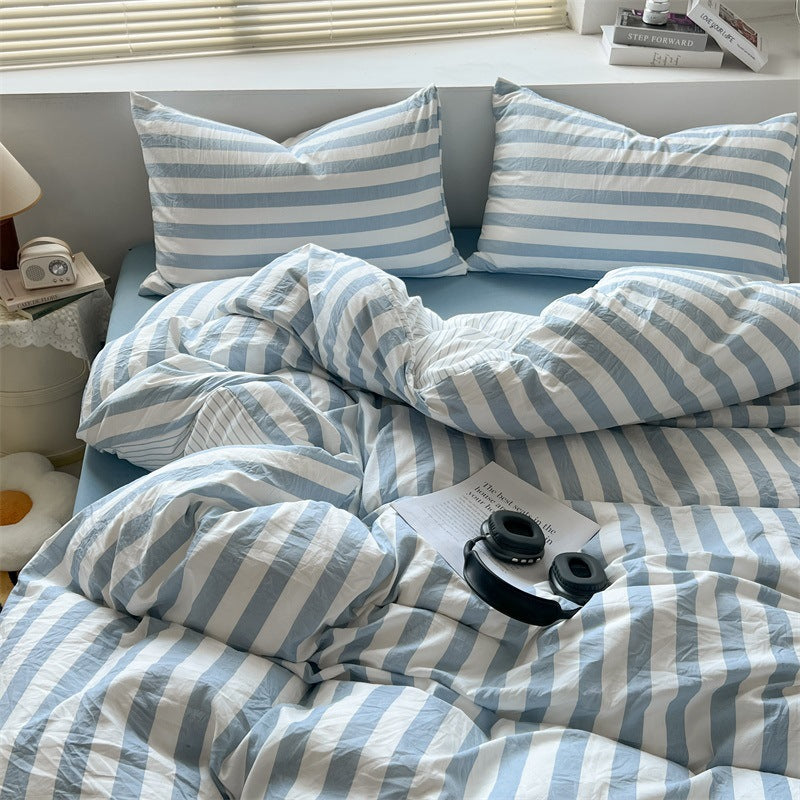 Double-Layer Cotton Gauze Bedding Set
