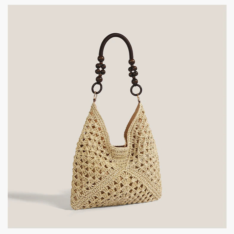 Ondine | Women's Woven Straw Shoulder Tote Bag