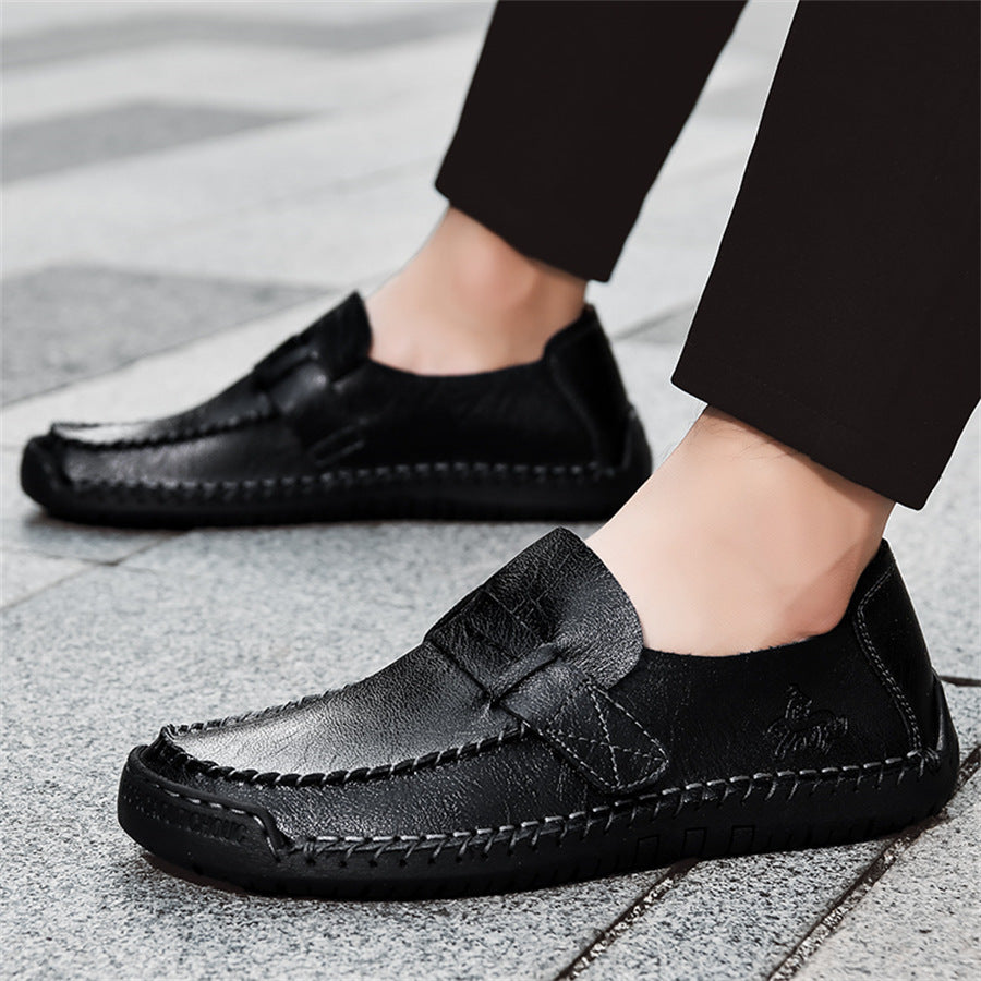 Soren | Men's Soft-Sole Slip-On Leather Shoes