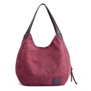 Elodie | Women's Multi-Pocket Canvas Tote Bag