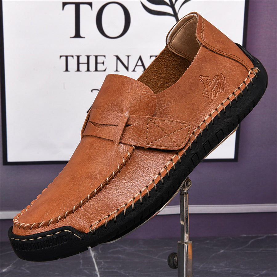 Soren | Men's Soft-Sole Slip-On Leather Shoes