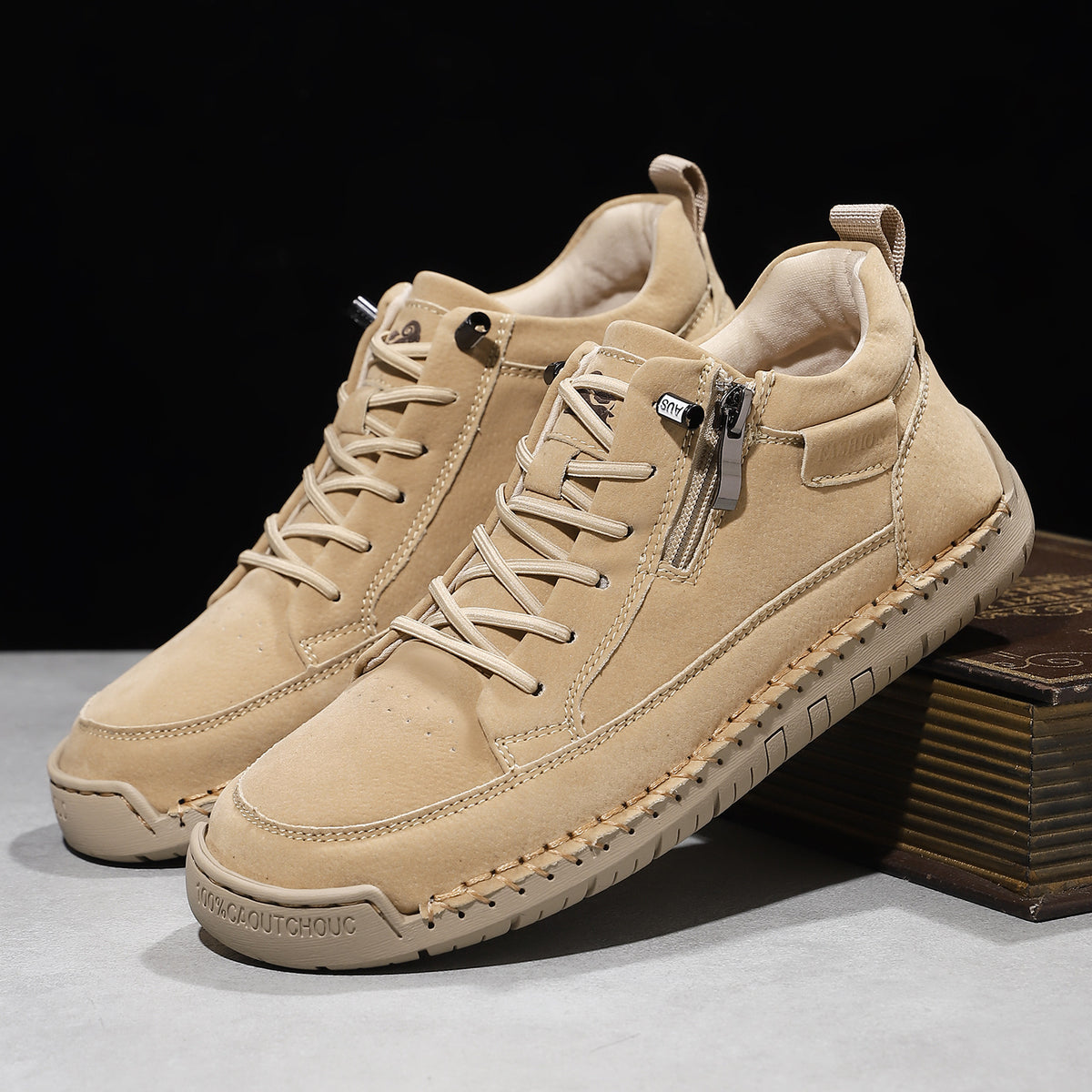 Cyprien | Men's Mid-Top Lace-Up Casual Boots