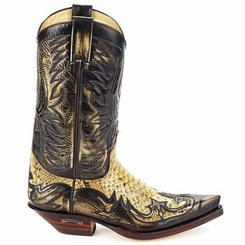 Casper | Men's Snake-Embroidered Western Cowboy Boots