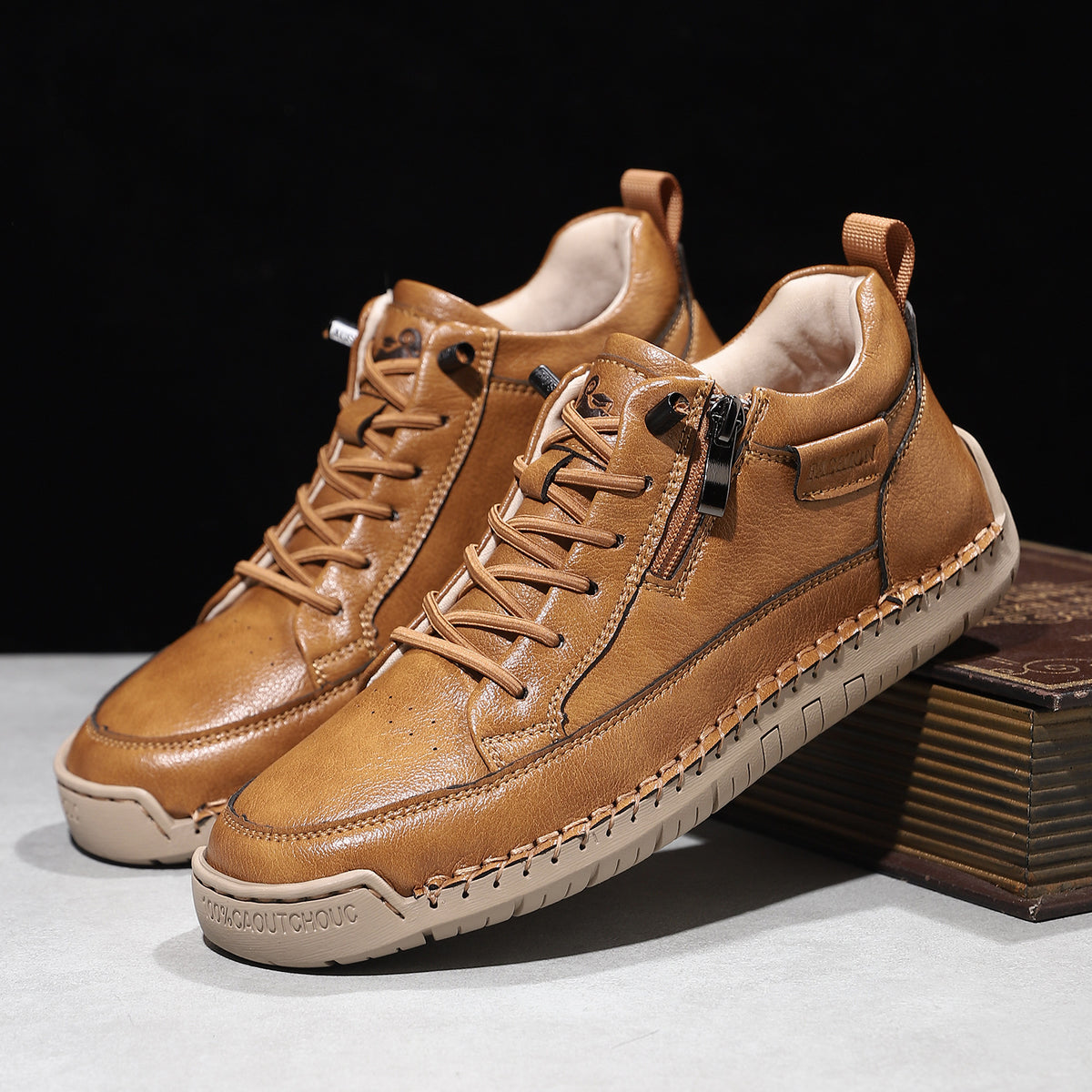 Cyprien | Men's Mid-Top Lace-Up Casual Boots