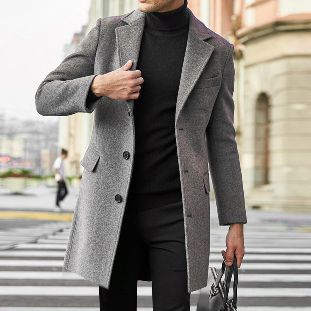 Roland | Men's British-Style Tailored Overcoat
