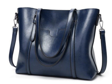 Layla | Women's Large Faux Leather Shoulder & Crossbody Tote Bag