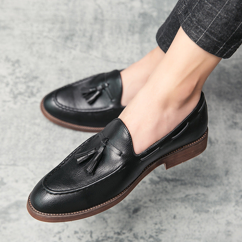 Rafferty | Men's Tassel Slip-On Leather Loafers