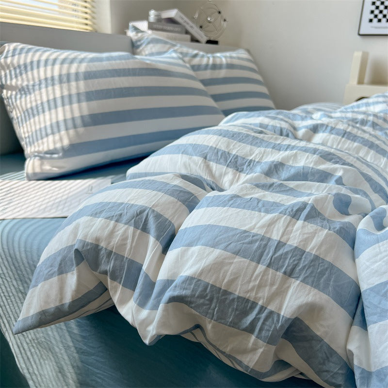 Double-Layer Cotton Gauze Bedding Set