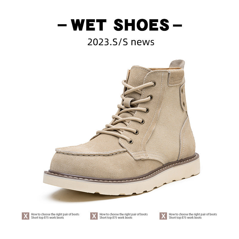 Hugo | Men's Retro Suede Work Boots