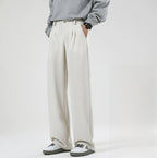 Mens Casual Loose Fit Dress Pants