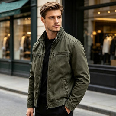 Julien | Men's Retro Cotton Workwear Jacket
