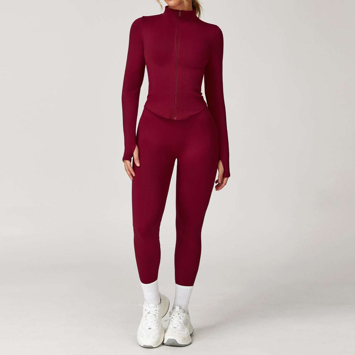 Seamless Racerback Two-Piece | Jacket & Trousers