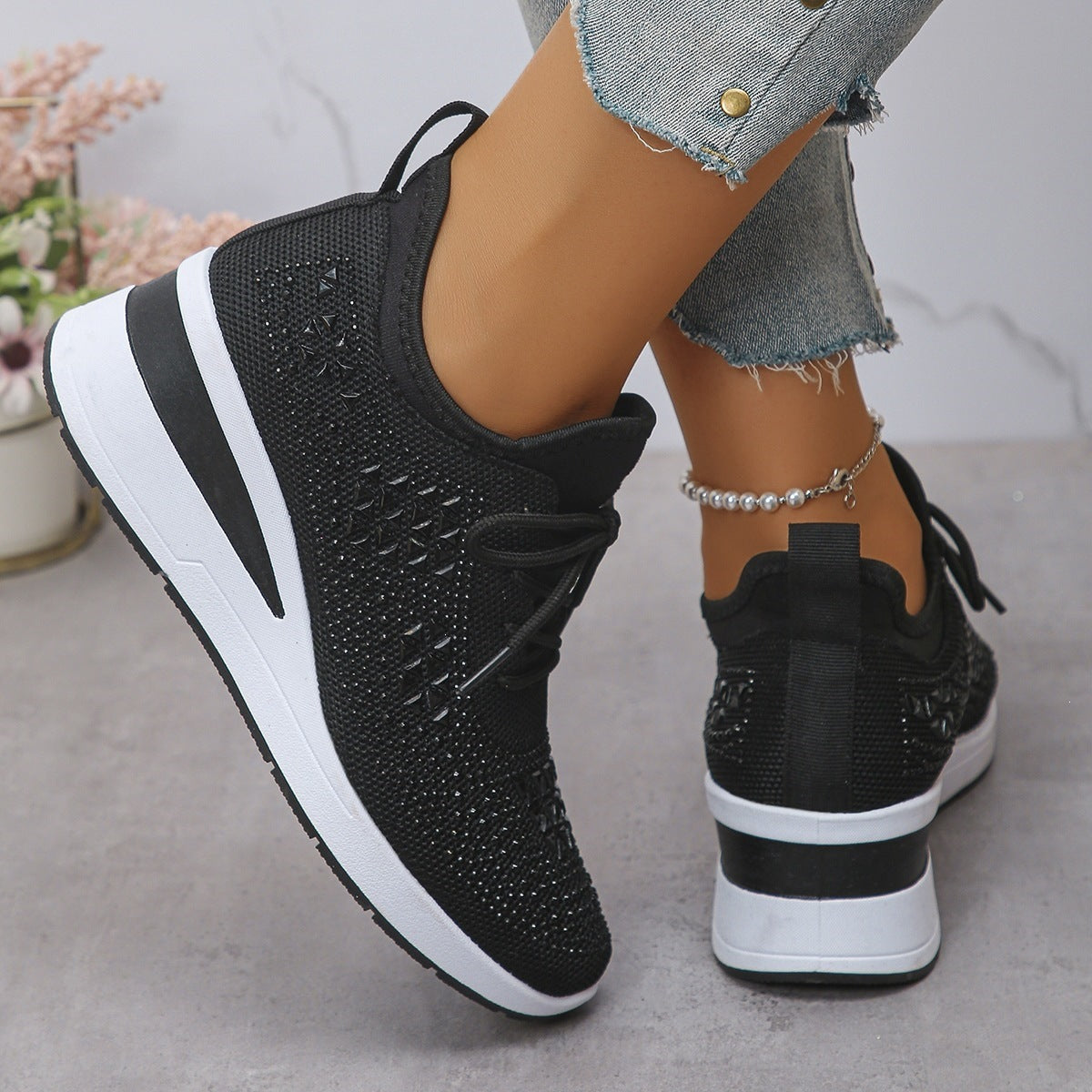 Grace lace-up sneakers