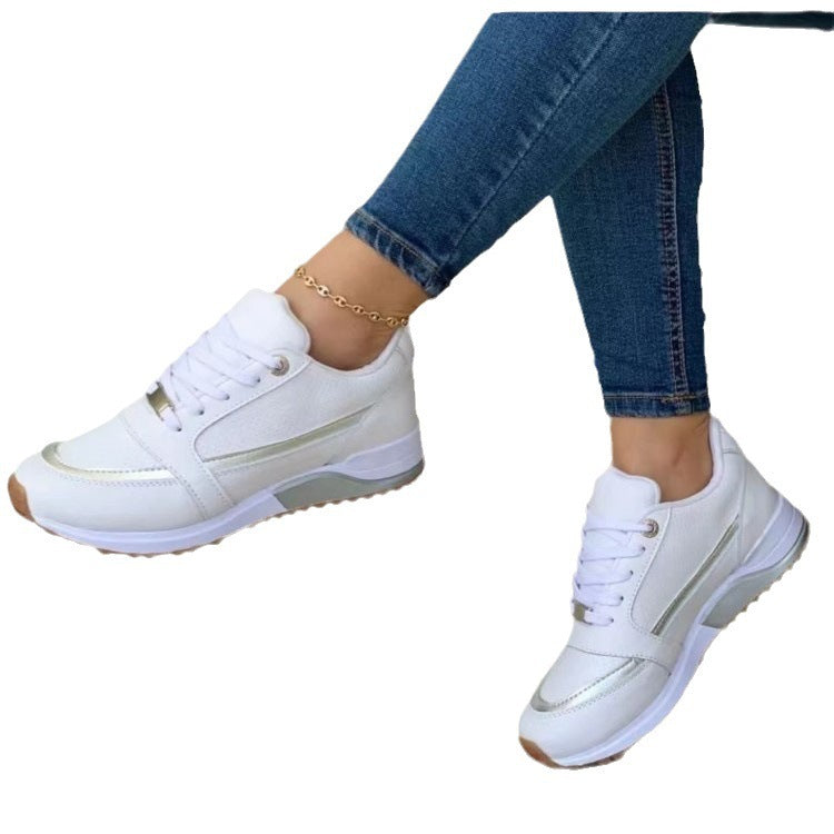 Lenora | Women's Non-Slip Lace-Up Platform Walking Shoes Sneakers