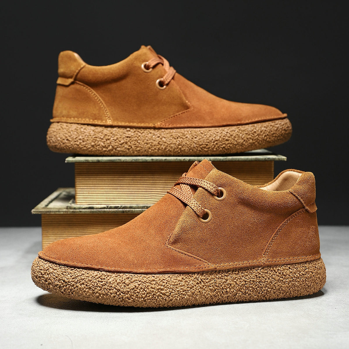 Arlo | Men's Suede Mid-Top Casual Sneakers