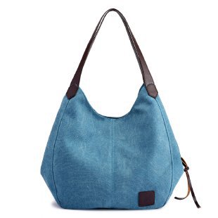 Elodie | Women's Multi-Pocket Canvas Tote Bag