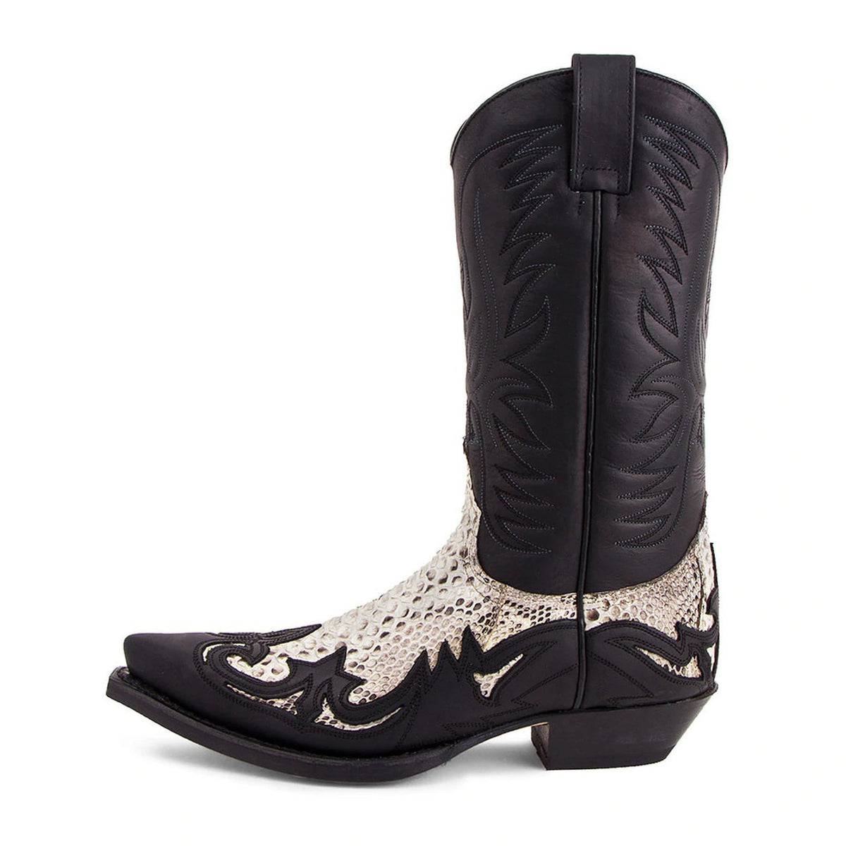 Casper | Men's Snake-Embroidered Western Cowboy Boots