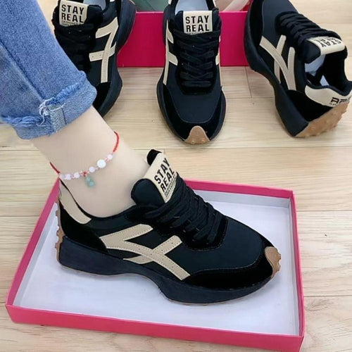 Amy thick-sole sneakers in black