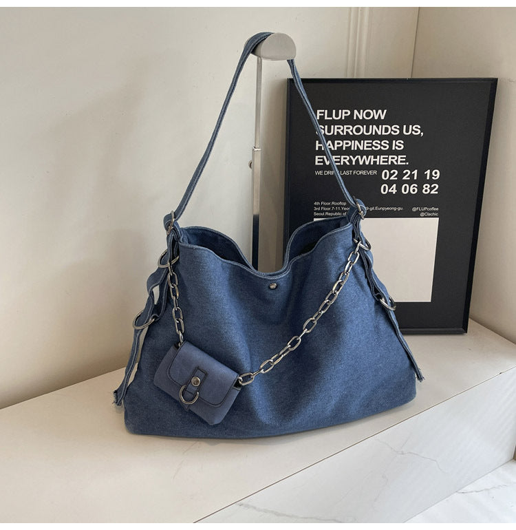 Juliette | Women's Denim Tote & Crossbody Bag