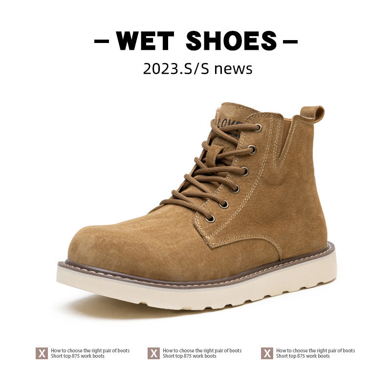 Hugo | Men's Retro Suede Work Boots