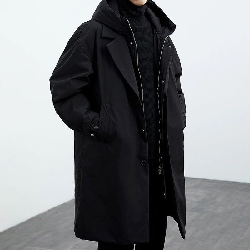 Jules | Men's Oversized Hooded Waterproof Long Rain Jacket