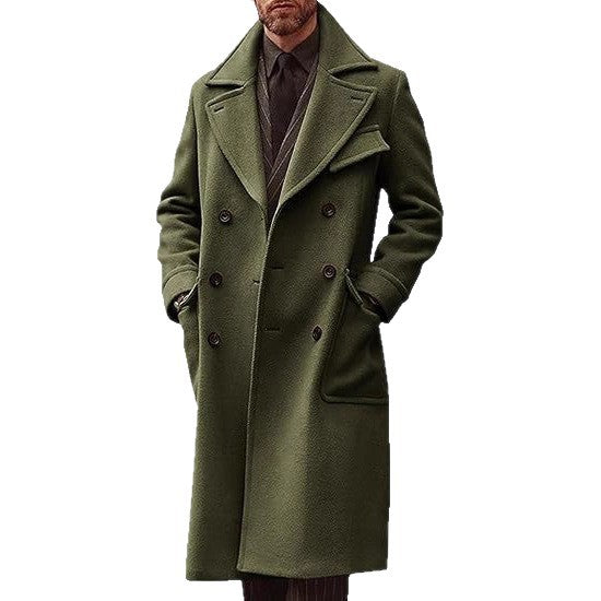 Pascal | Men's Notch-Lapel Wool-Look Overcoat