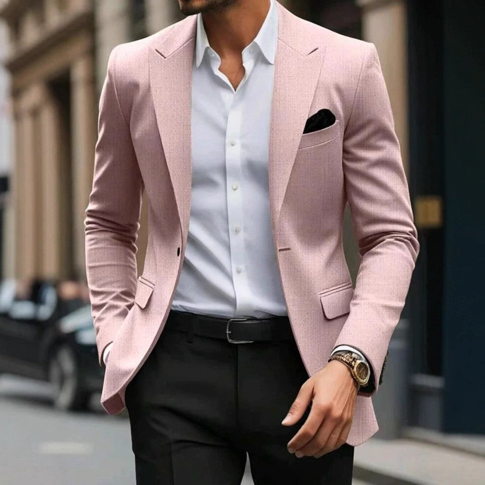 Remy | Men's Slim-Fit Single-Button Suit Jacket