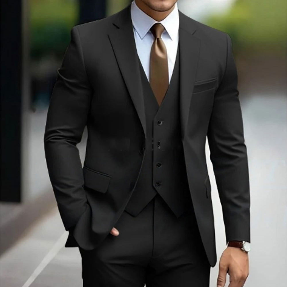 Valentin | Men's Slim-Fit Three-Piece Wedding Suit