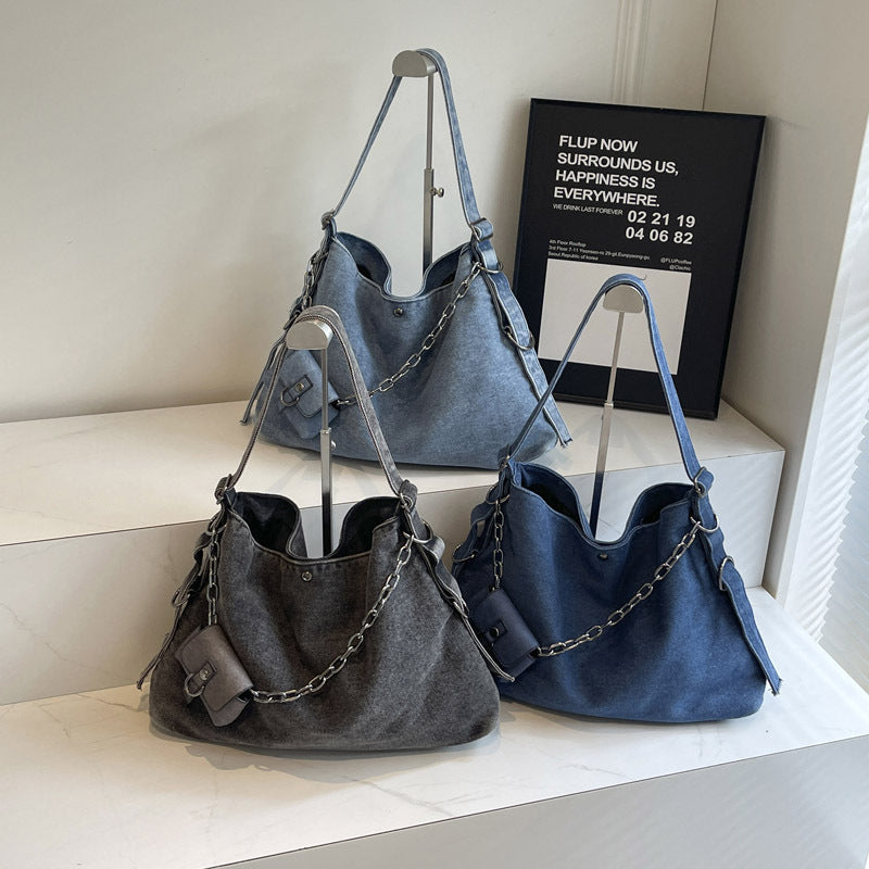 Juliette | Women's Denim Tote & Crossbody Bag