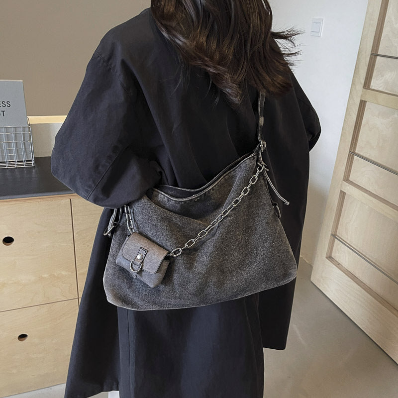 Juliette | Women's Denim Tote & Crossbody Bag